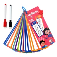 Addition/Subtraction/Multiplication/Division Number Cards for Early Math Education Arithmetic Puzzle for Primary School Students
