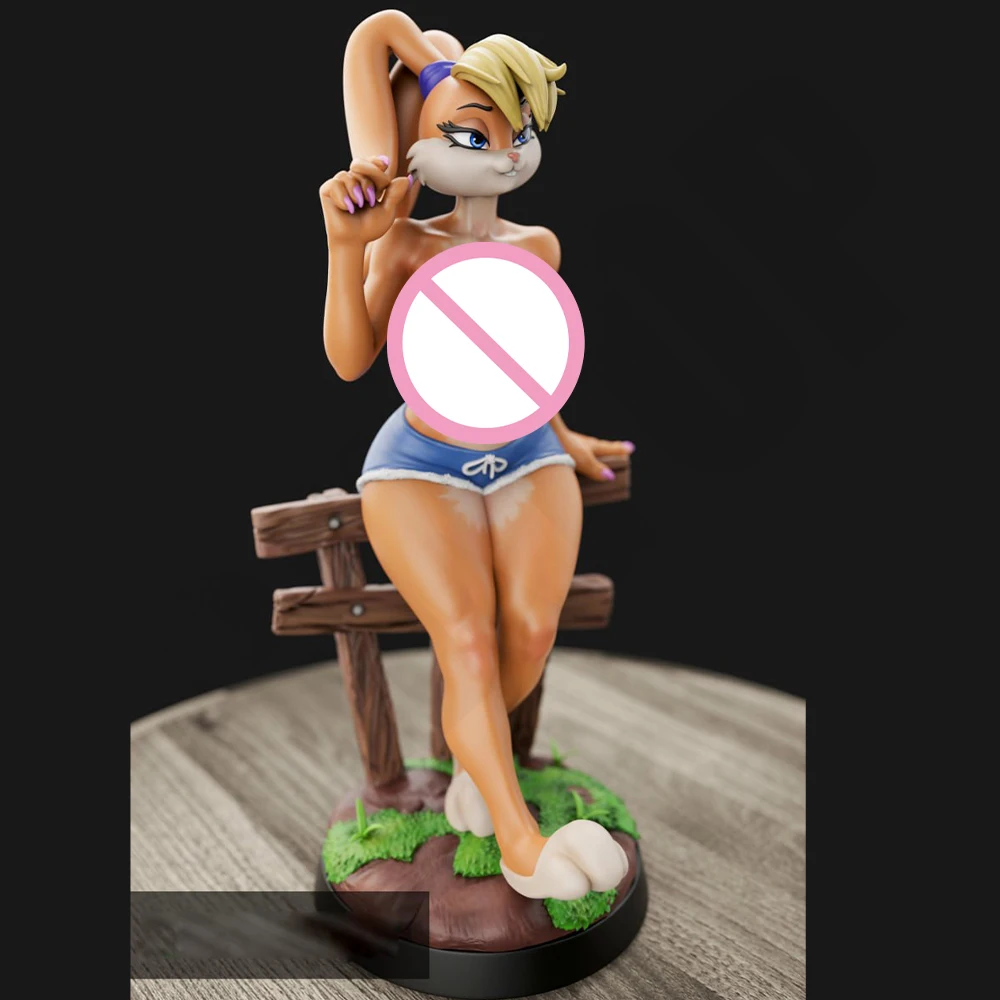 

1/24 Resin Figure Model Kit Belle Bunny Sexy Girl Lola NSFW Doll Diorama Unassembled Unpainted Doll 3D Print DIY Statue Toys