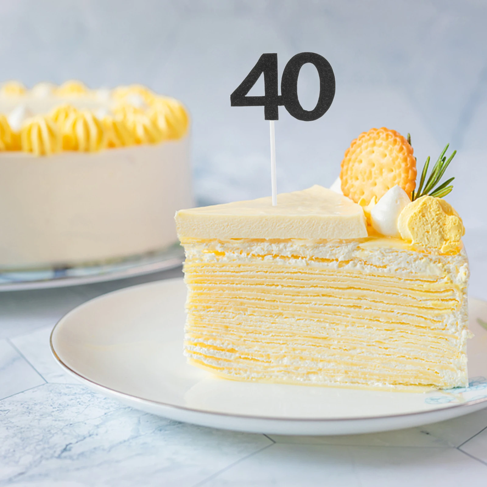 

24pcs Cake Decor Inserts Birthday Picks Cupcake Toppers Dessert Paper Material Long Lasting Warm Theme Parties Banquets