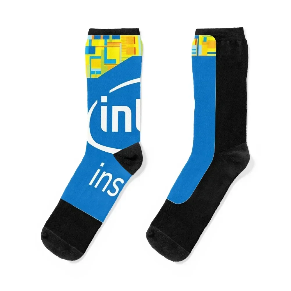Intel Inside Classic Socks japanese fashion christmass gift Children's Non-slip Boy Child Socks Women's