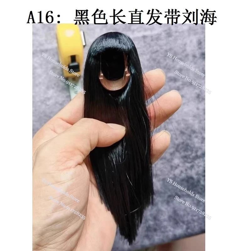 24가지 스타일 YMTOYS GACTOYS 슈퍼 덕 1/6 여성 헤드 스컬프트 교체 가능한 헤어 가발 장난감 액세서리 12인치 액션 피규어 장식용