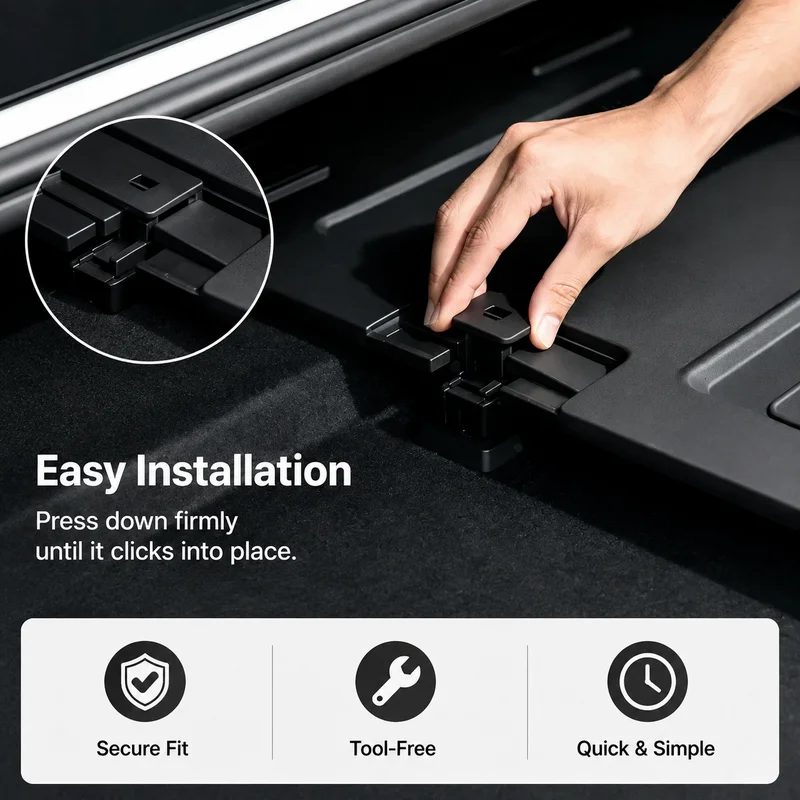 Trunk Curtain Cover Organizer For BYD Seal U Sealion 6 DM-i EV PHEV 2025 Rear Rack Partition Shelter Shield Shade Cargo Storage 3
