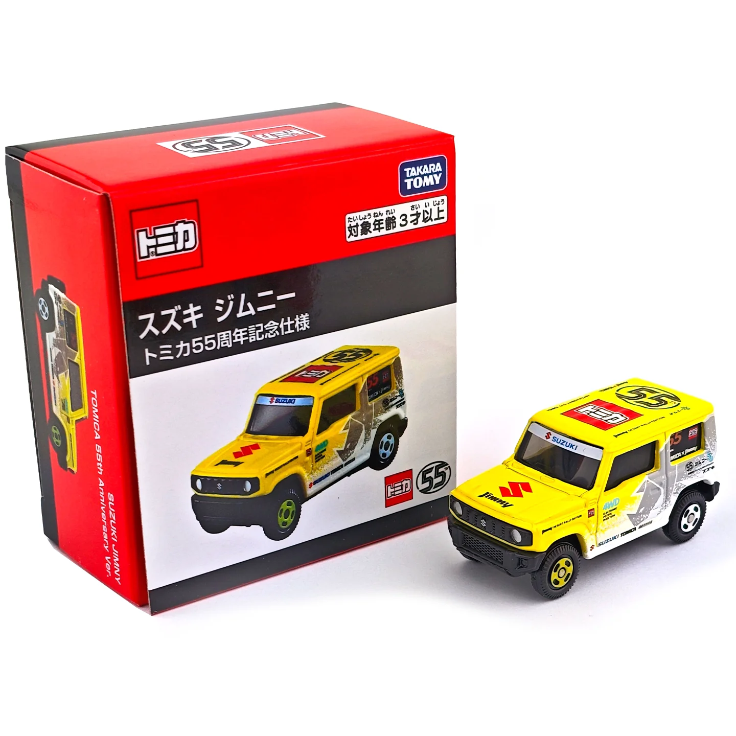 In Stock Original 223153 Takara Tomy Tomica Suzuki Jimny 55th Anniversary Collectible Alloy Diecast SUV With Shock Absorbers