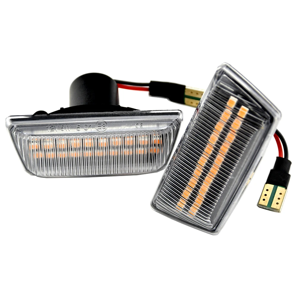 

2 шт. динамический боковой габаритный указатель поворота последовательный поворотник для Opel Insignia для Astra для Zafira Corsa для Chevrolet Cruze