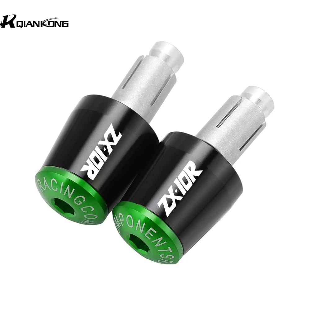 For KAWASAKI ZX10R 2004 2005 ZX 10R ZX 10 R Handlebar Gear Balanced Plug Slider Handlebar Grips Cap Handle Bar Cap End Plugs