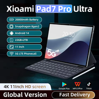 Pad 7 Pro Ultra 2025 Xioami Latest Global First Tablet Android 14 Snapdragon 8Gen2 11 inch Soft Light Screen WiFi GPS WPS 5G PC