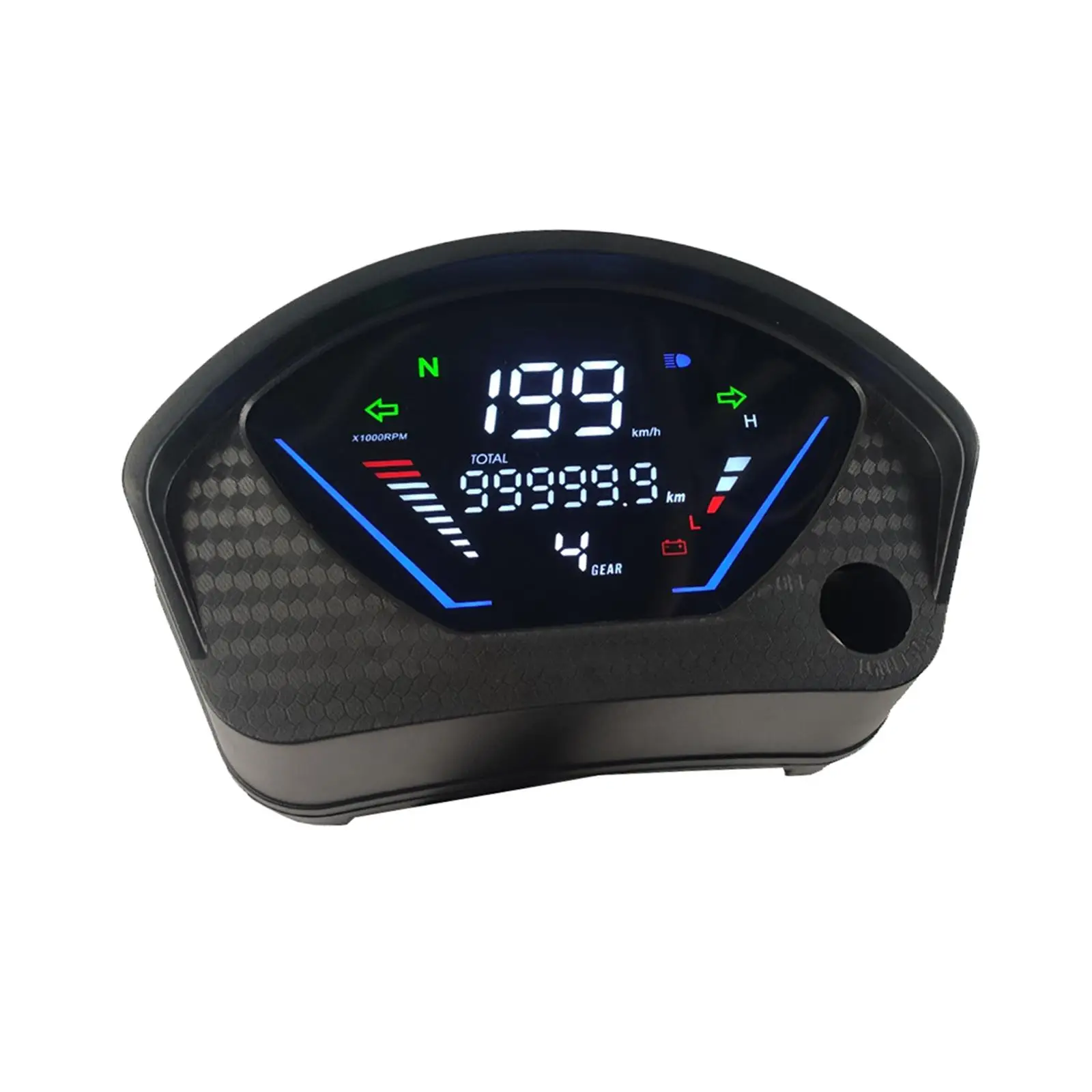 Motorcycle Digital Speedometer Left Right Indicator Gauge Dashboard Versatile for Honda CD70 Durable Lightweight Accessory