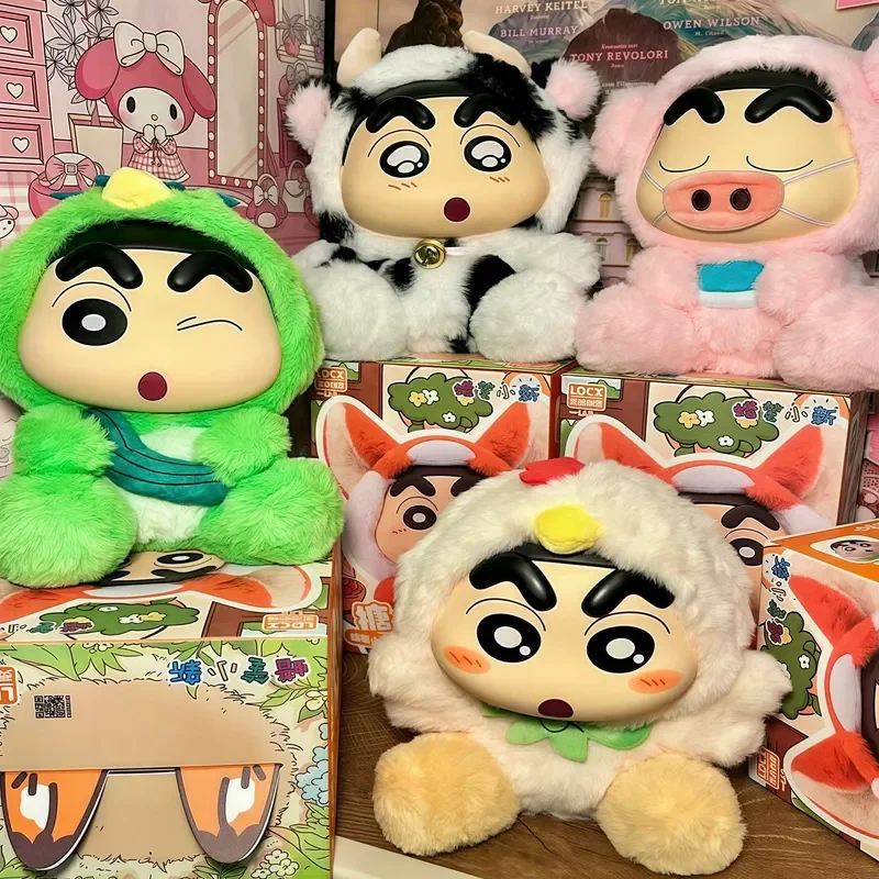 

Authentic Dynamic Creative Crayon Shin Chan Surprise Blind Box Vinyl Plush Ranch Story Handmade Cute Doll Nohara Shinnosuke Gift