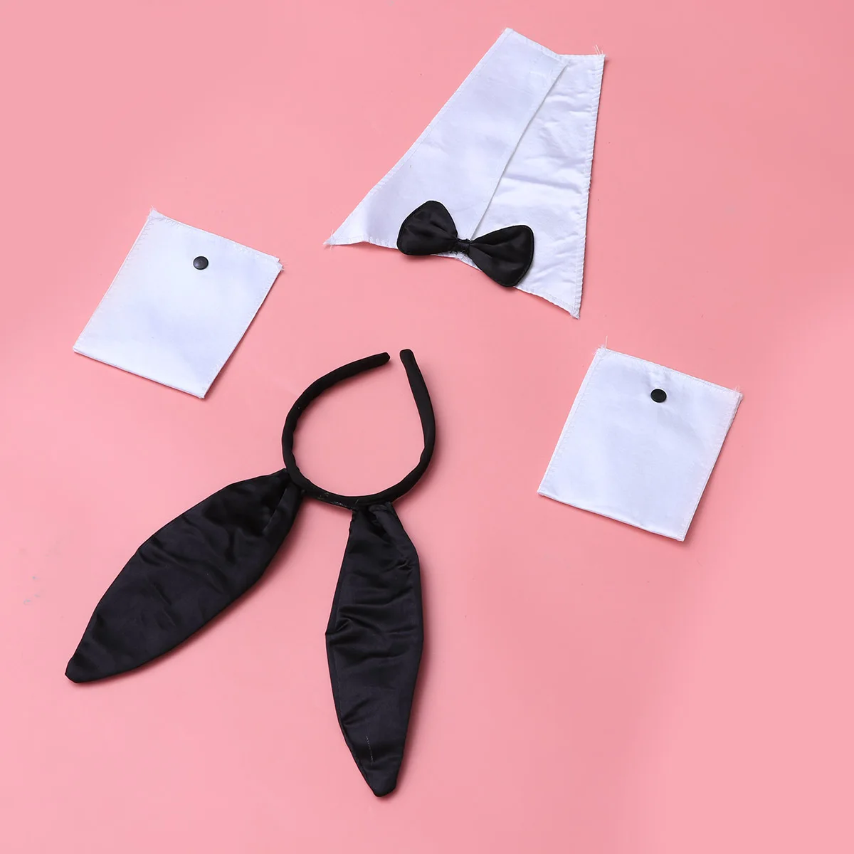 

Комплект для девочек, один размер, мягкий кролик для Хэллоуина, Пасхи, вечеринки, косплей, головные уборы, аксессуары