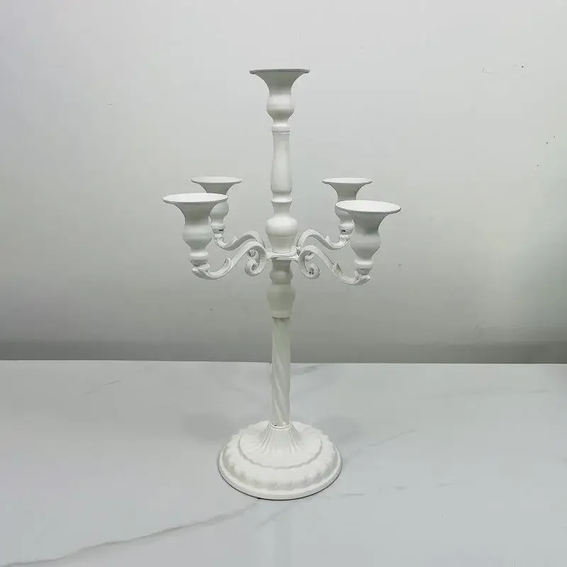 Metalen Kandelaar voor Bruiloft Tafeldecoratie Kandelaar Goud Wit Zilver 5 Armen 63 cm 73 cm 89 cm