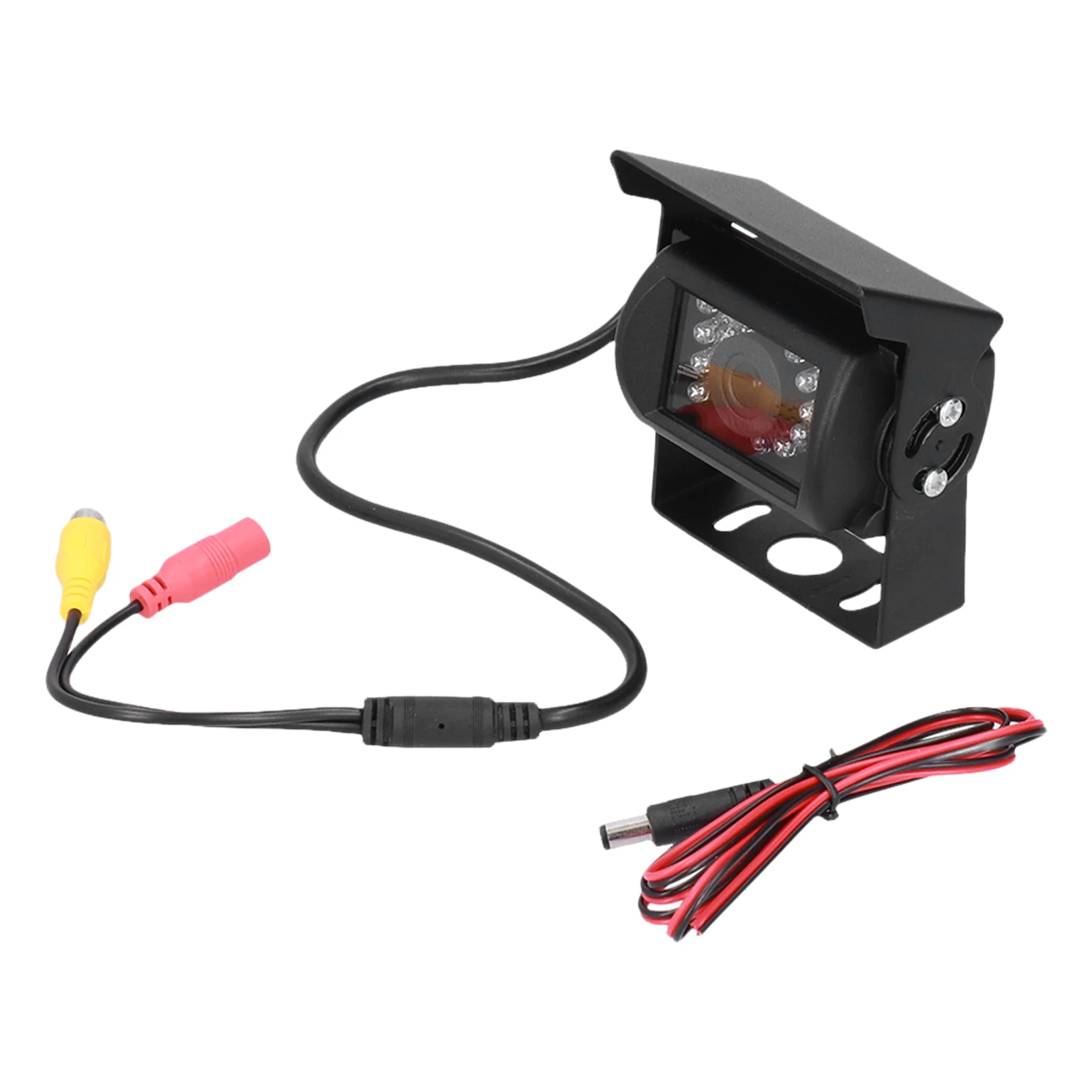 Universal 12V‑24V 120° Rear View Camera 18‑LED IP68 Waterproof Night Vision for Car Truck Bus with CMOS HD Camera Sensor