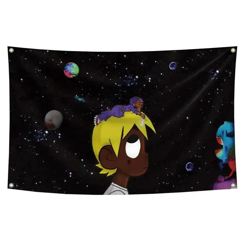Hunter x Hunter Gon Freecss Anime Space Galaxy Flag Banner Room Decor Wall Art Cosmic Star Planet Merchandise Gift Anime Lover A