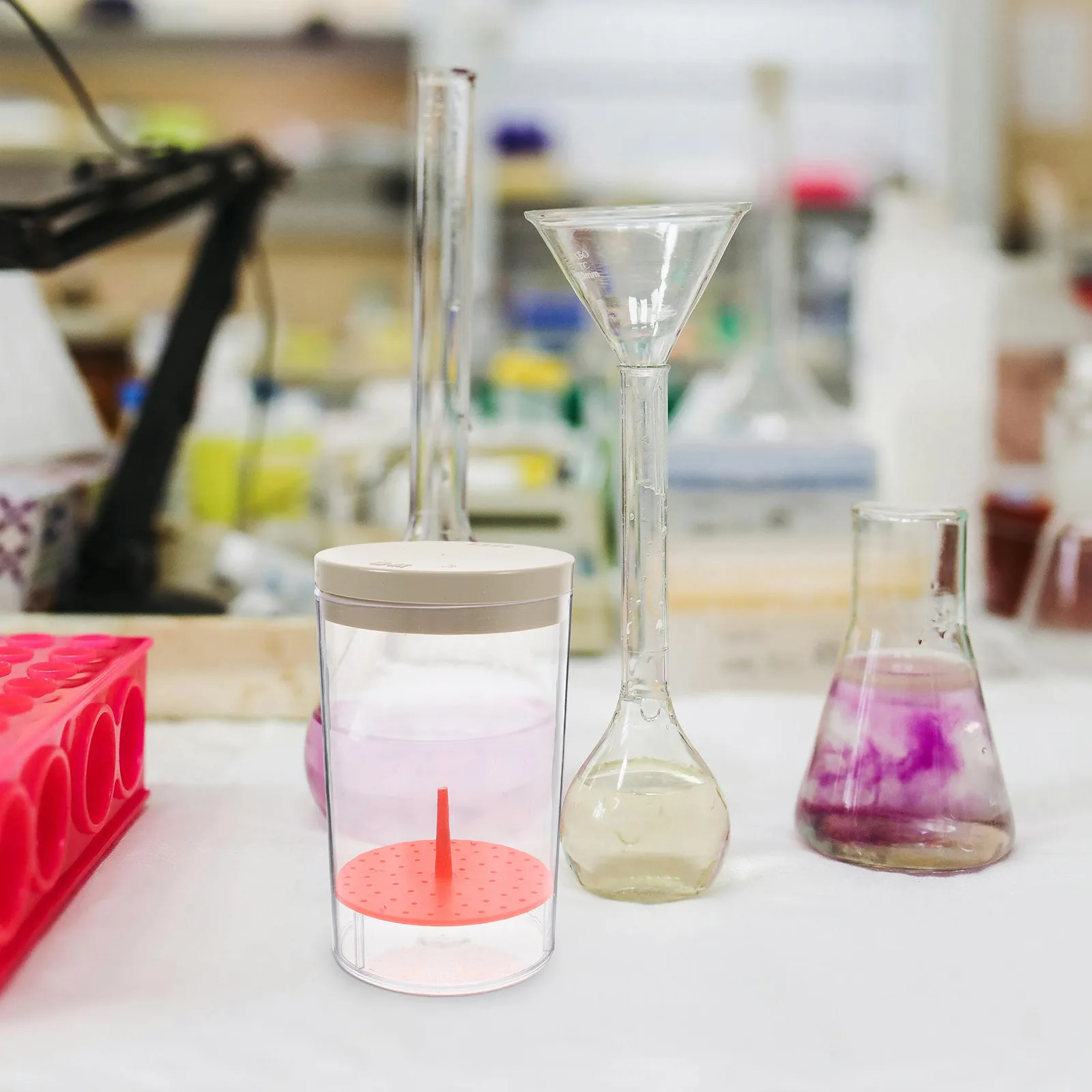 

Specimen Bottle Clear Plastic Insect Sample Vial Laboratory Bottles Display Insects Container Travel