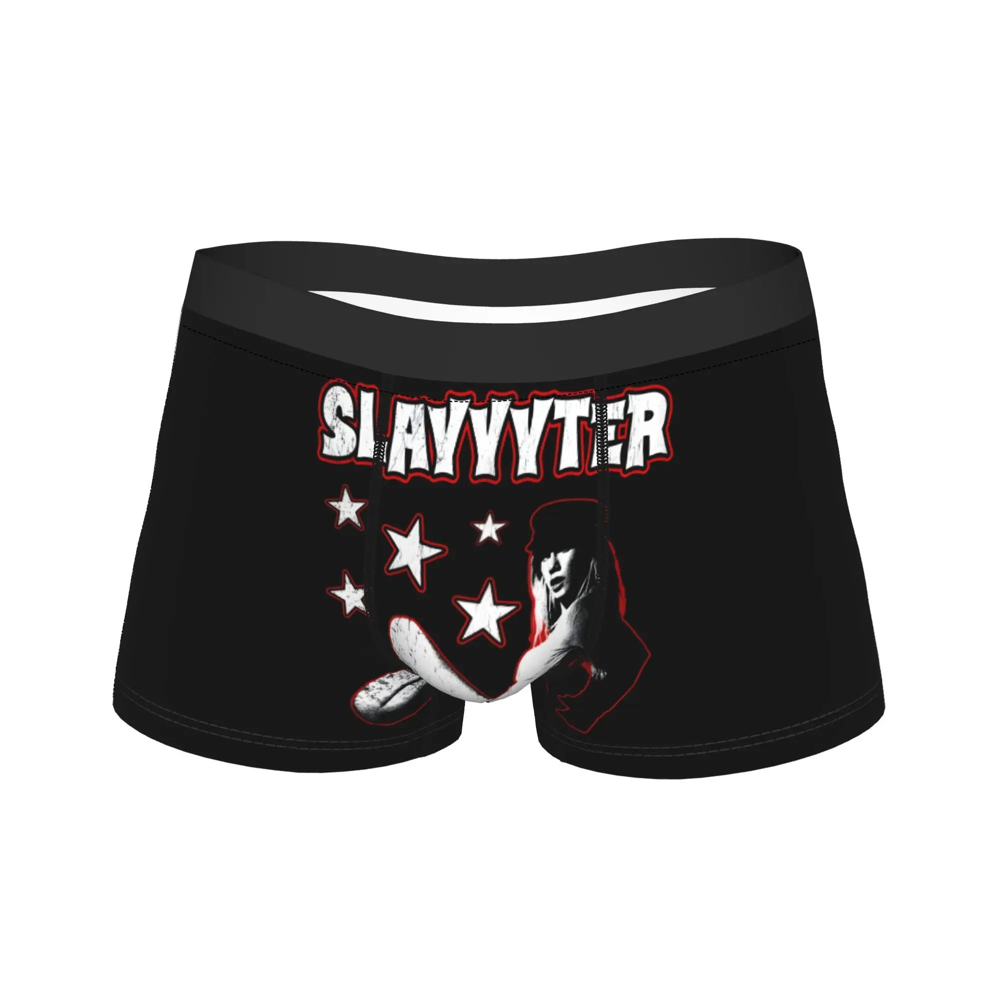 Slayyyter Slayyyters Boxershorts  3D Pouch Underwear Quality Pattern Boxer Brief Breathable Males Underpants Big Size