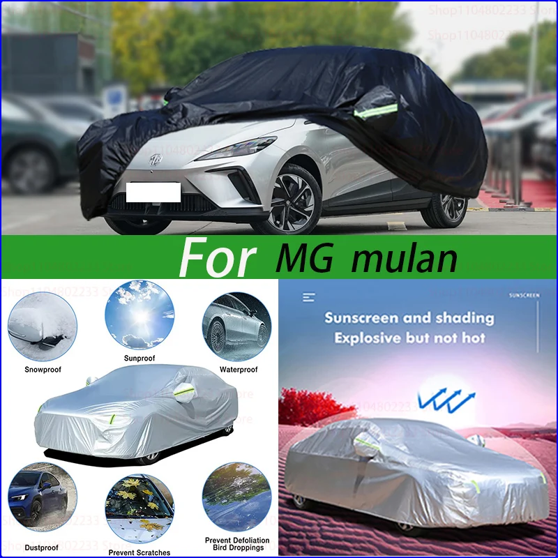 

Universal Full Car Covers Outdoor Waterproof Sun Rain Snow Dust Resistant Protection UV For MG Mulan