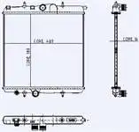 

2038011AB for engine water radiator P206 P206 + (T3E) TU3A TU3JP et3jp ET3J4 (1,4 8V / 16V/16V/16V/16)