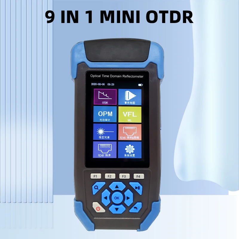 FTTX-JW3302S Mini Pro OTDR Optical Vision Reflectometer, 9 in 1 Function, Fiber Breakpoint Tester, 3.5 