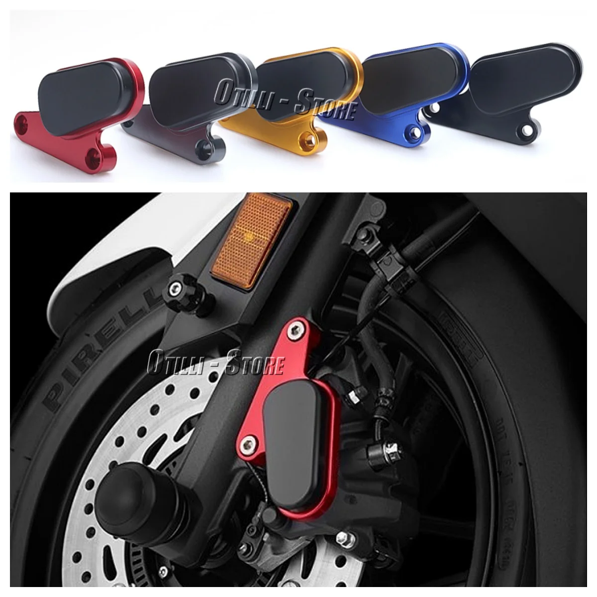 

Защитный чехол для тормозного суппорта переднего колеса мотоцикла для HONDA ADV350 ADV 350 Forza300 FORZA 300 350 Forza 350 NSS35