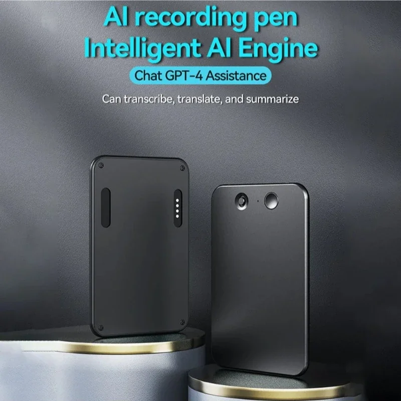 AI ChatGPT-4 Phone Call Activated Voice Recorder Transcribe Summarize LanguageTranslation Smart Noise Reduction Sound Recorder