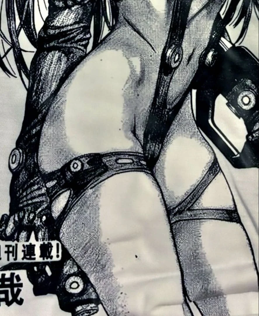 Gantz Anime Reika Shimohira Manga Grafik-T-Shirt aus Baumwolle, für Herren und Damen, Streetwear-T-Shirt. – Detail 5