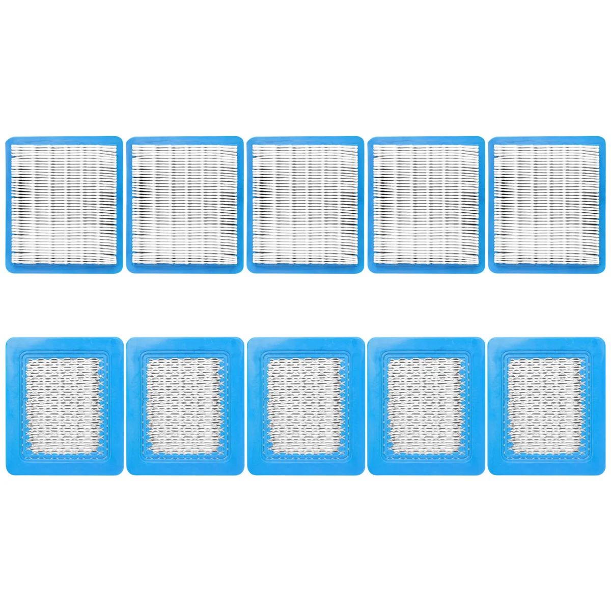 10er Pack 491588s Luftfilter ersetzen für Briggs Stratton Flach luftfilter Patrone Rasenmäher filter