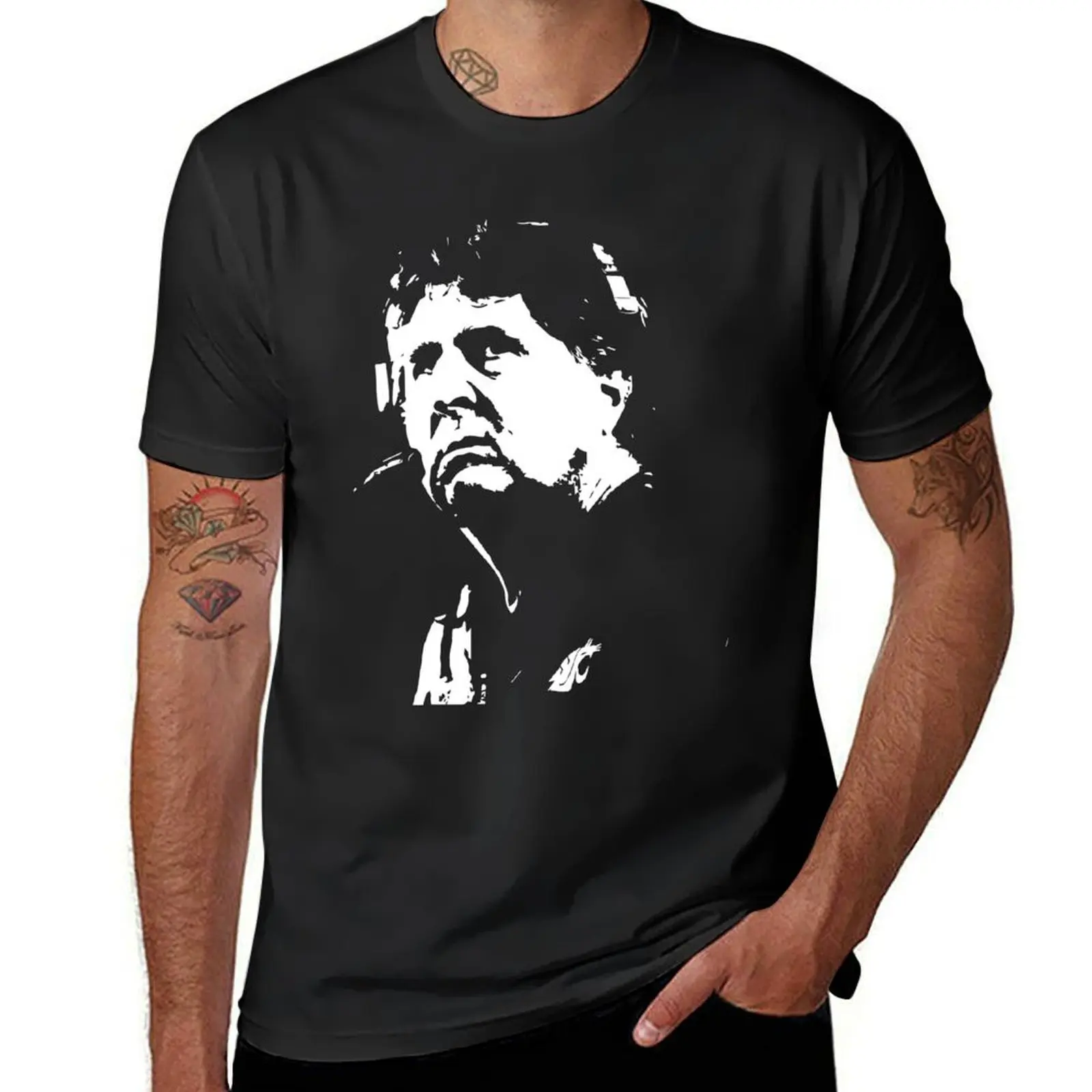 Mike Leach Design art T-Shirt tees oversizeds mens plain t shirts