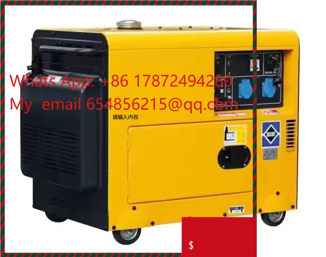 Portable Silent 3kw 10kw Portable Silent Diesel Generator 12V DC Electric Start Generators