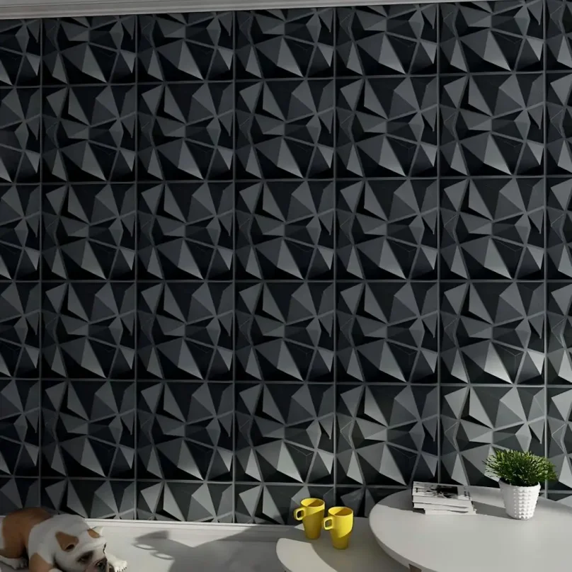 3d wall sticker panels living room decor modern wall tiles interior design
