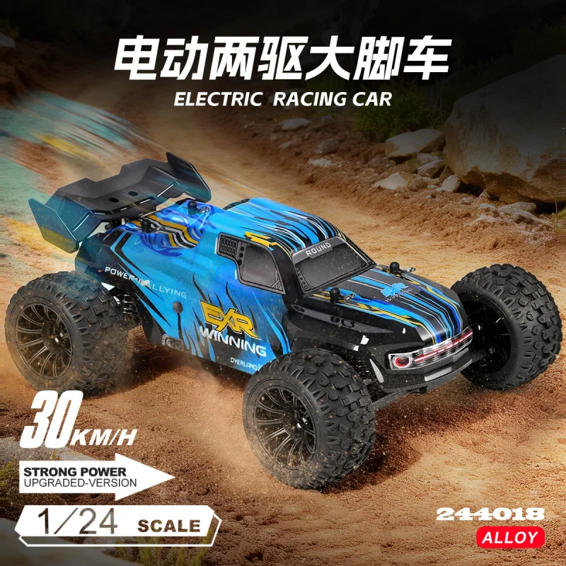 

WLtoys 244018 2WD Bigfoot RC Car 2.4G 1:24 Scale Controller Suspension Electronic Gyroscopes 3 Speed Cruise Control