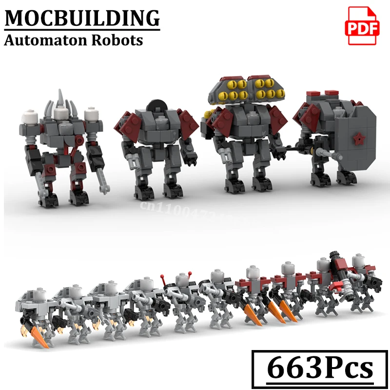 

Robot Army Model MOCBUILDING Creative Bricks Super Destroyer Construction Bricks Toys Gift