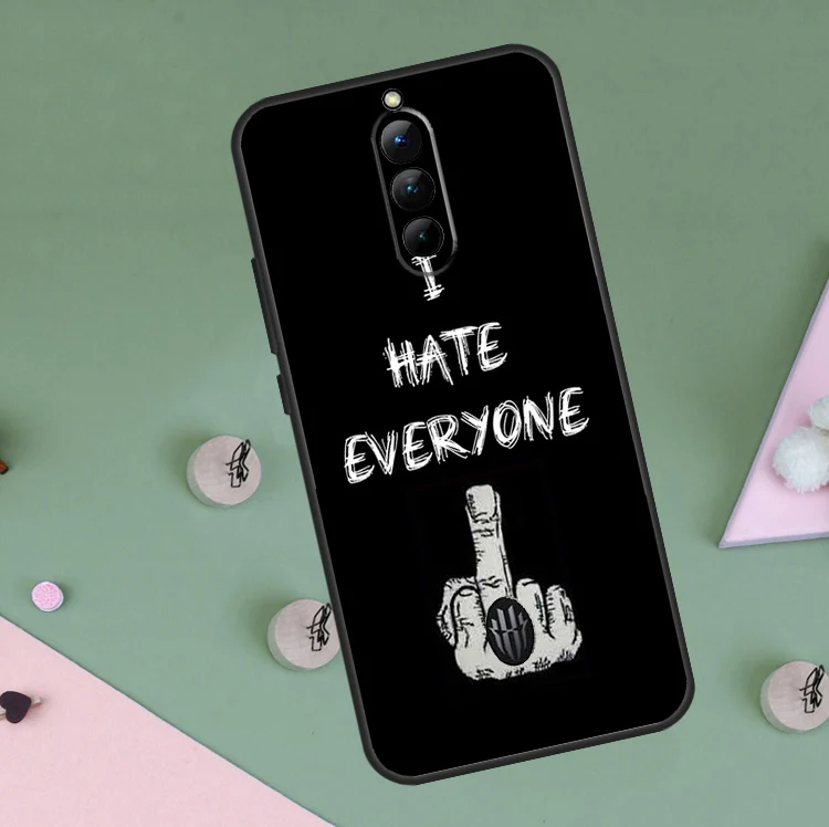 Cartoon Middle Finger Case For Red Magic 10 8 9 Pro Plus 6 6S 7S 7 Pro 5G 6R RedMagic 10S 8S 9S Pro Plus Cover