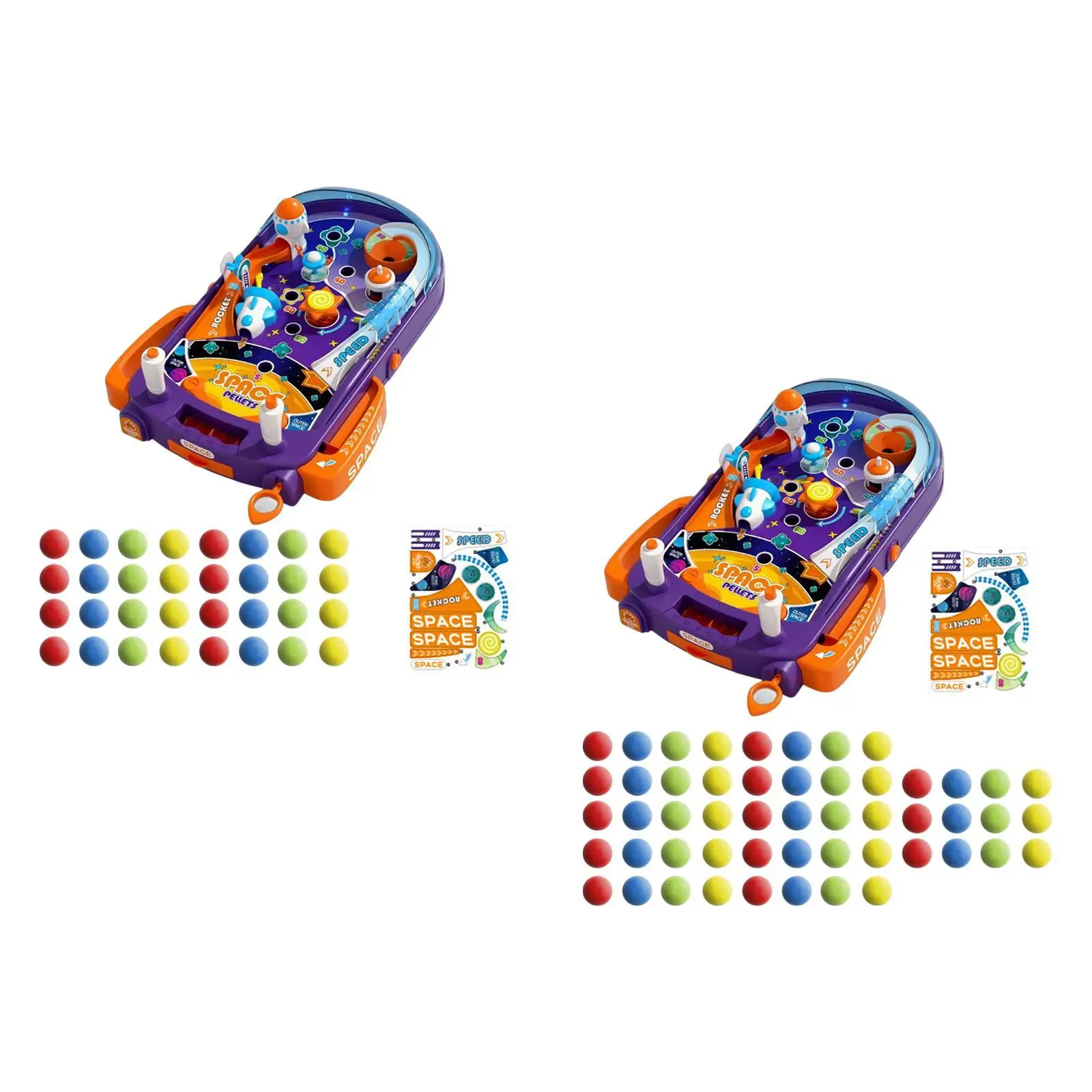 Flipper per bambini, gioco di flipper spaziale per bambini, interazione