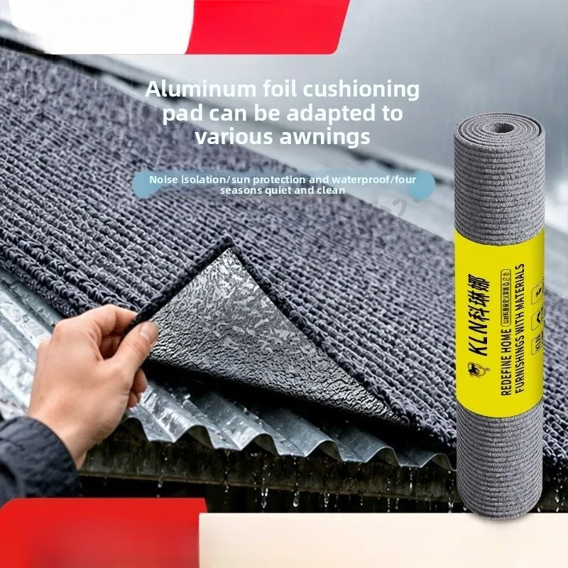 Self Adhesive Waterproof Wallpaper Noise Insulation Film for Balcony Ceiling Roof Rain Soundproof Furniture Protector