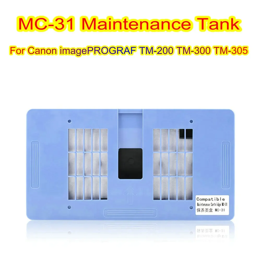 

MC 31 Maintenance Cartridge TM-200 TM-300 TM-305 Maintenance Tank For For Canon MC31 Printer TM 200 300 1156C005AA Waste Ink Bin