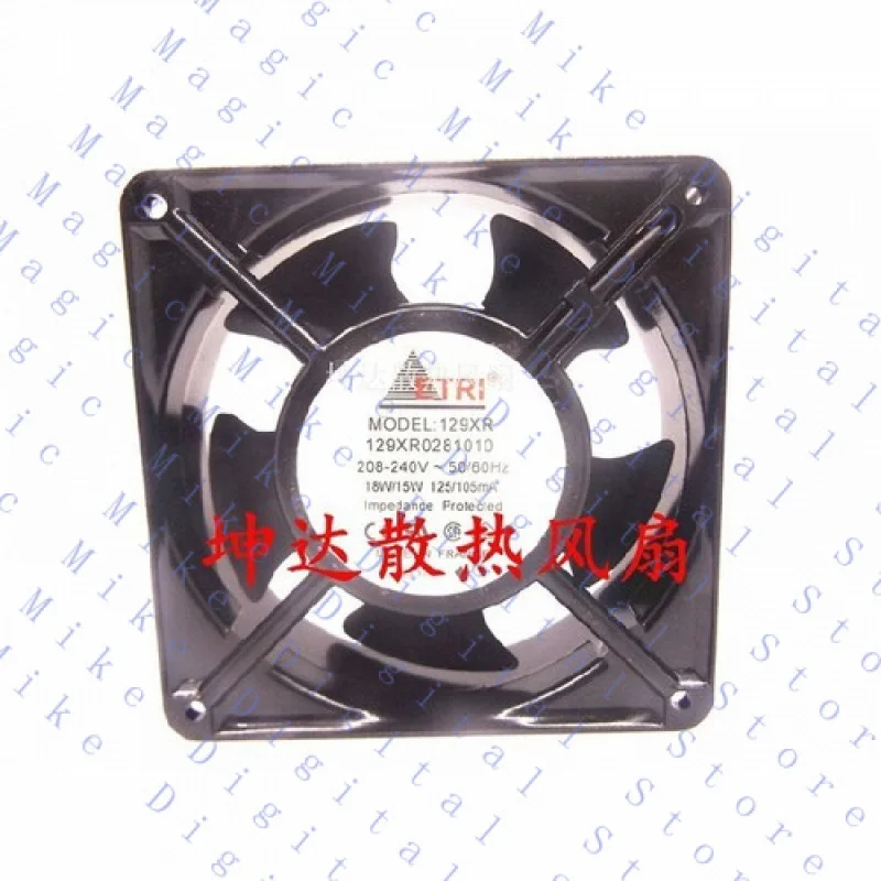 

H 1 шт. ДЛЯ вентилятора ETRI 129XR0281010 AC208-240V 12038 12 см 2-проводной вентилятор с алюминиевой рамой