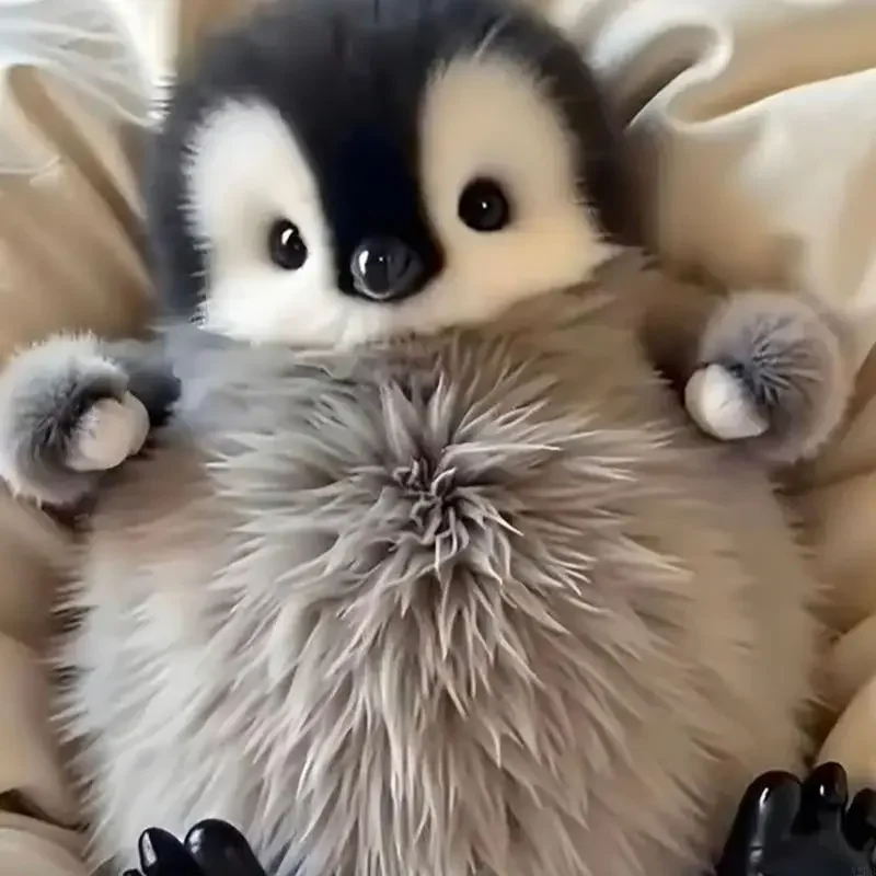 Urocze słodkie pingwiny lalka wypchana zabawka przytulanie lalka bawełna wypełniona samotność wygodna zabawka dla dziewczynki