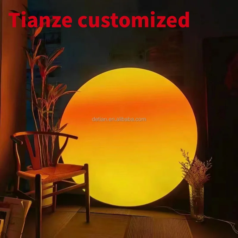 

(Customized) New Indoor Outdoor Aluminum Led Light Box Custom Shaped Fabric Lightbox Beach Sunset Moon Light Box Display