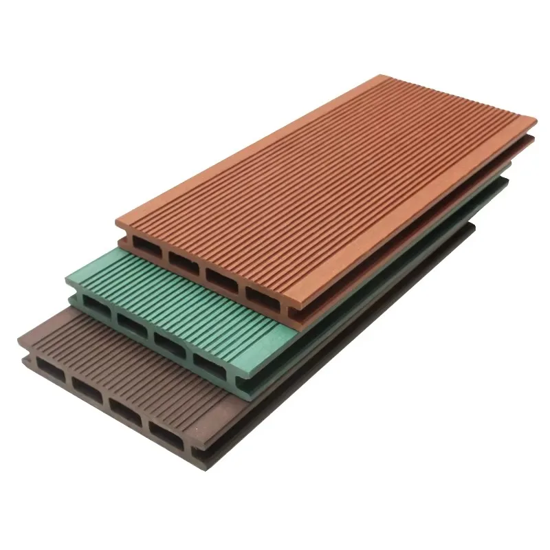 Customized size Engineered Flooring Lightweight Exterior Wall Floor Waterproof WPC Composite DECKING Outdoor Portable