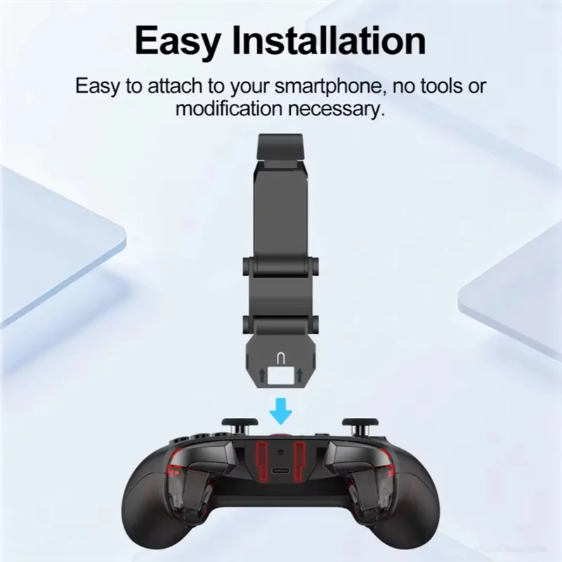 【تصقيد الأخير!】لـ Gamesir حامل هاتف مقبض قوس لـ Cyclone 2 لـ Cyclone Pro T4 PRO مشبك الهاتف المحمول لنظام Android IO