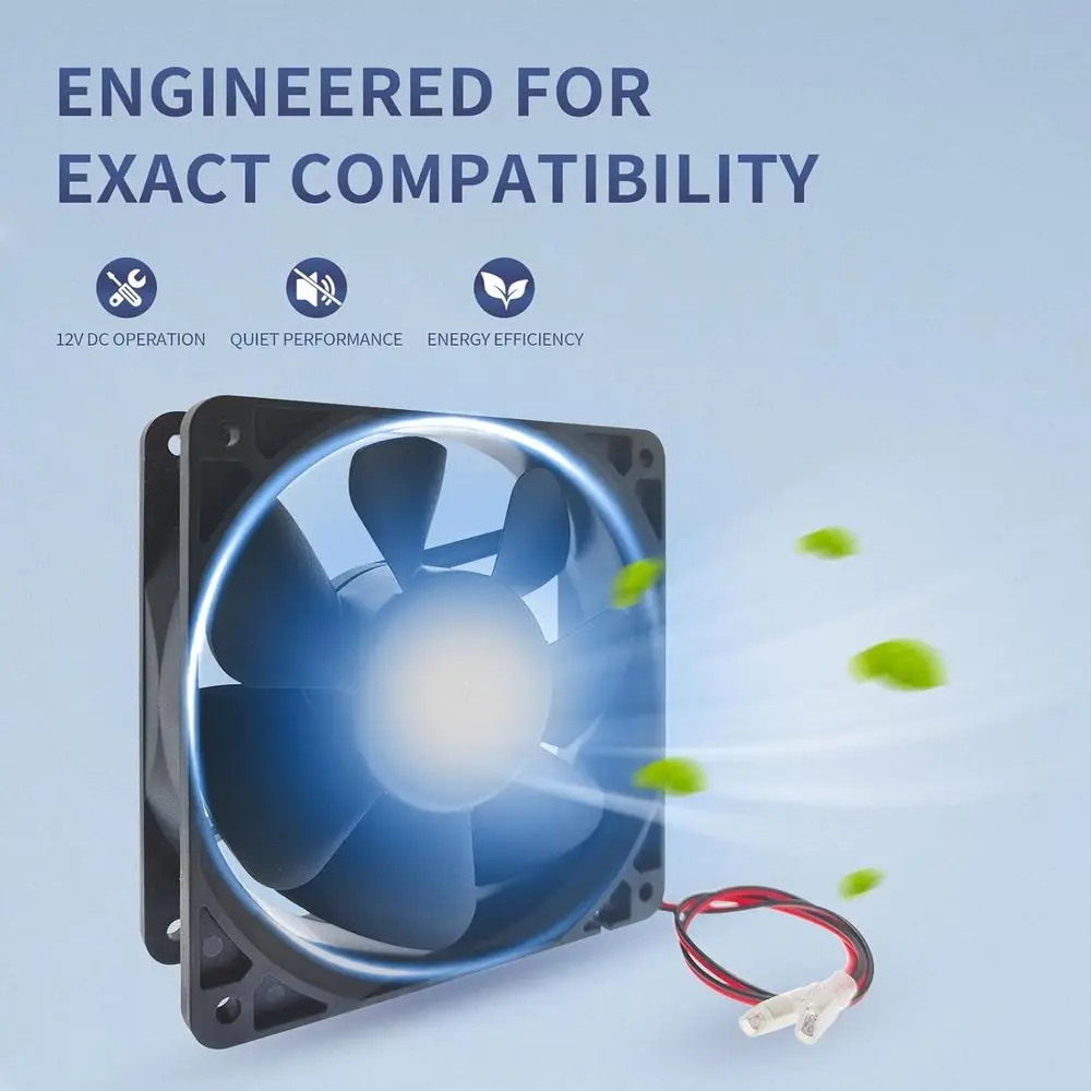 2 قطعة OEM 628685 RV مجموعة مروحة تبريد الثلاجة - بديل 12 فولت تيار مستمر لـ Norcold 1200، 1210، N1095، N61X، N62X، N64X، N81X، #5