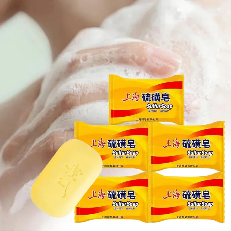 

10/5/3/1 шт. Универсальное серное мыло из Шанхая для очищения рук и лица, против акне, для контроля жирности, от укусов комаров