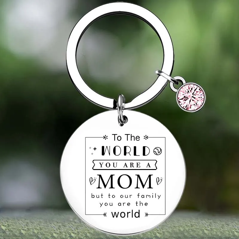 Cute Mom Gift Keychain Mother's Day Gifts Key Chain Pendant Jewelry mama birthday Gift