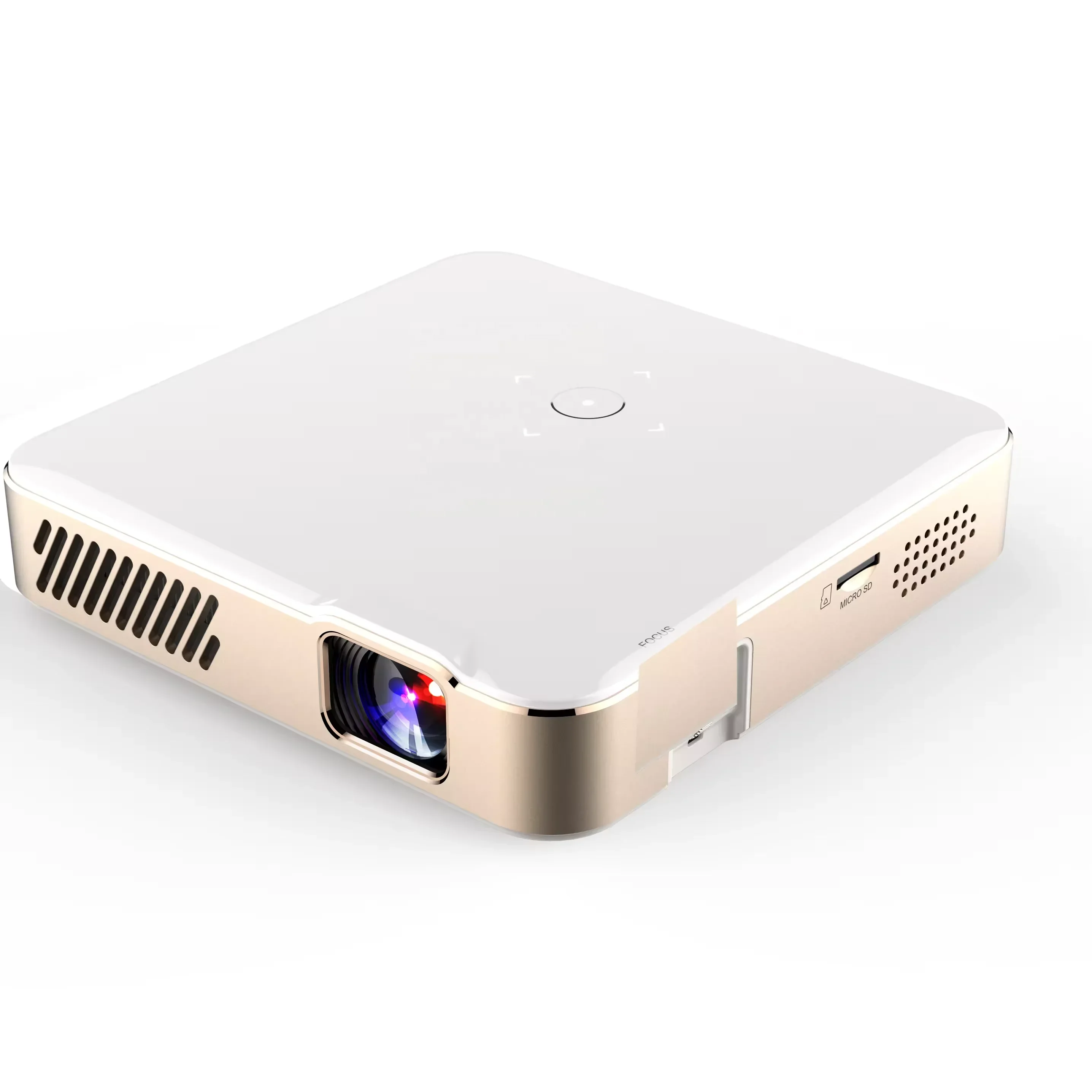 

2024 Outdoor Camping DLP Portable Mini Android 9.0 Projector 3D 4K with Battery 10500mAh Smart Mini DLP Outdoor Projector