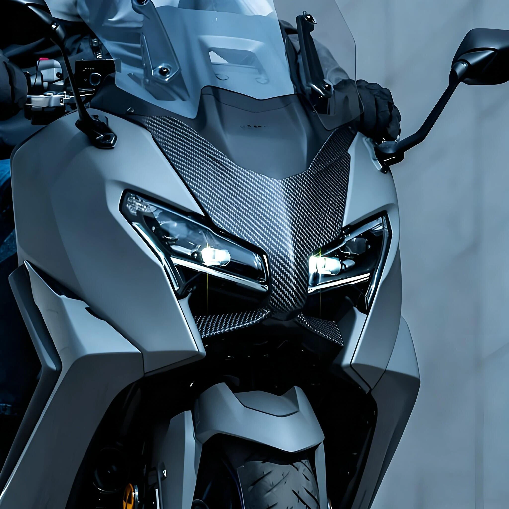 

Front Headlight Upper Side Panel Cover Fairing For Yamaha T-max560 Tmax T-max 560 Tmax560 2025-2026 Motorcycle Head Cover