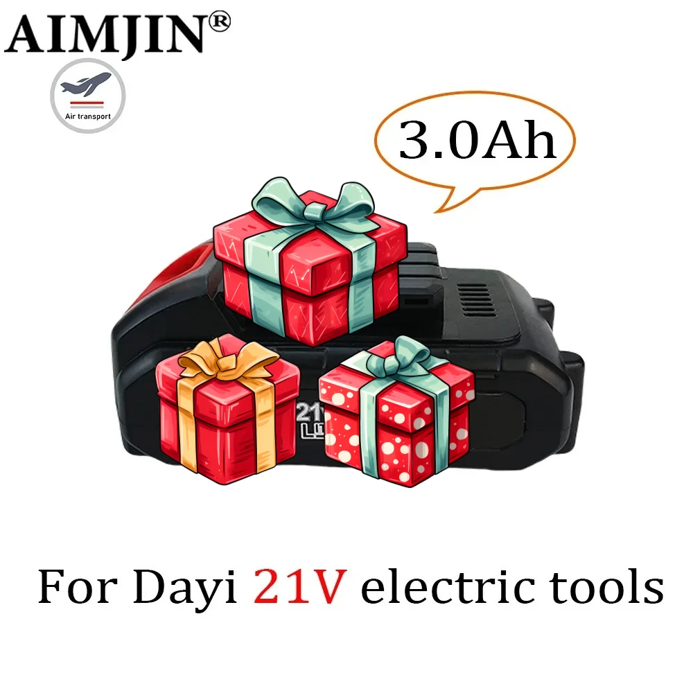 

For Dayi Cordless Electric Wrench Car impact wrench 21V 3000mAh Power Tool Rechargeable Lithium Battery