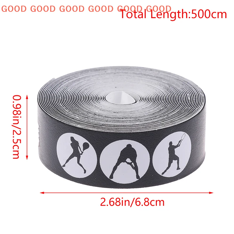 500 CM Anti-collision Verminderen De Impact En Wrijving Tennisracket Hoofdbeschermer Stickers Tennisracket Hoofdbescherming Tape