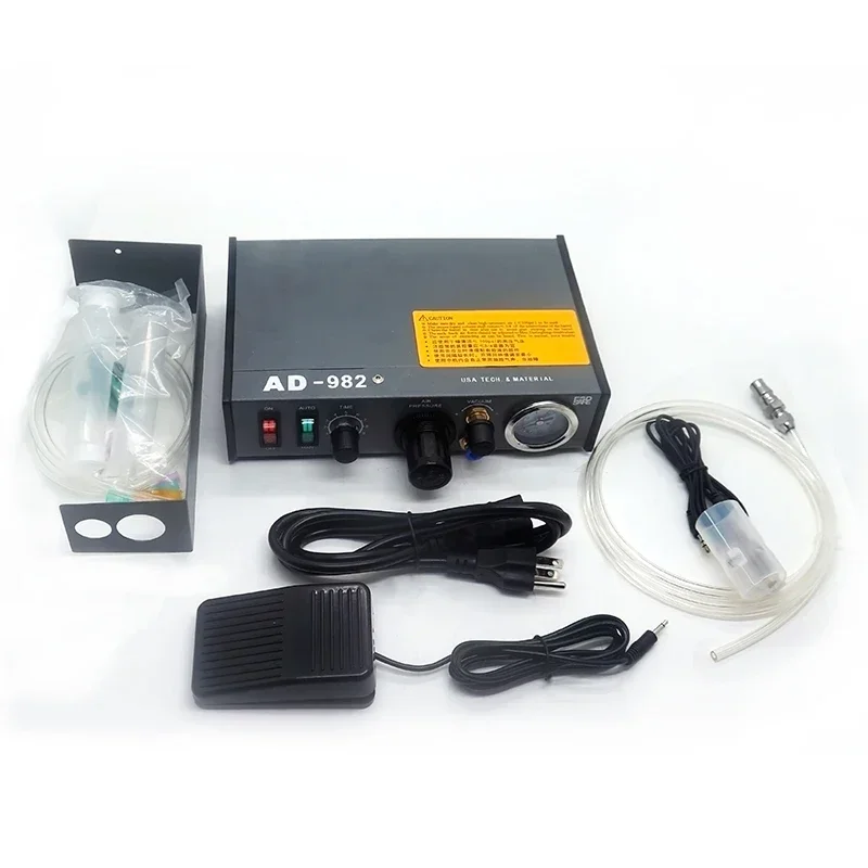 Semi-Auto Liquid Dispenser AD-982 Original Suitable for Many Different Liquids Solder Controller Machine Optional 220V 110V