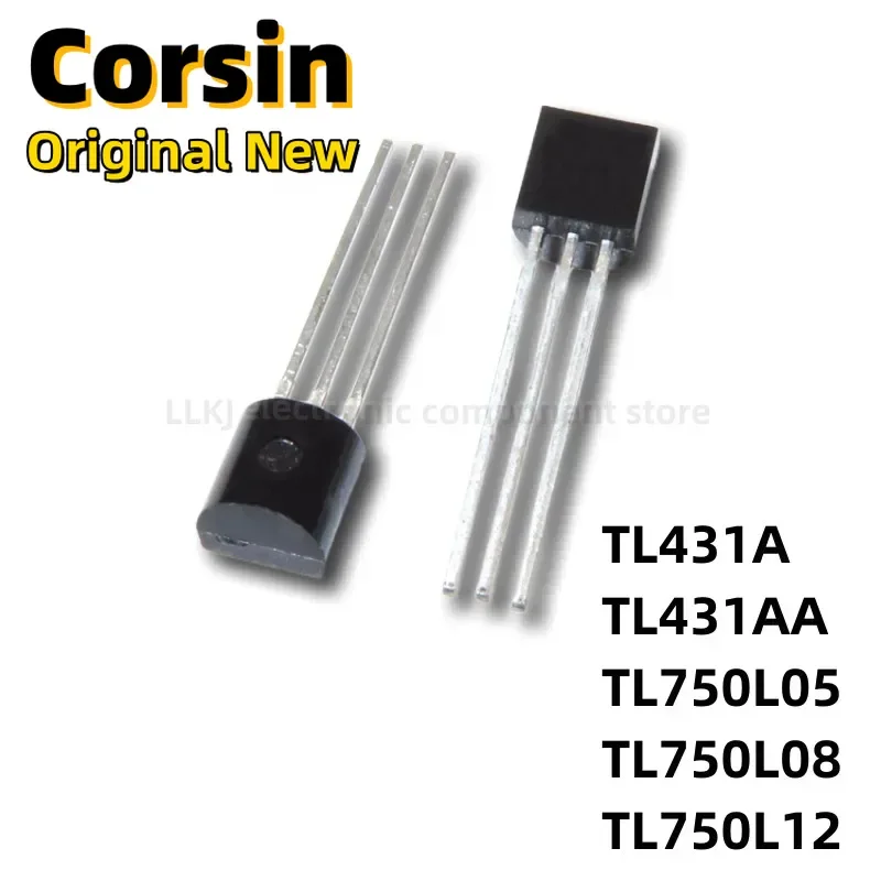 1pcs TL750L05CLPR TL750L08CLP TL750L12CLP TL431A 431AA TO92 Transistor TO-92/