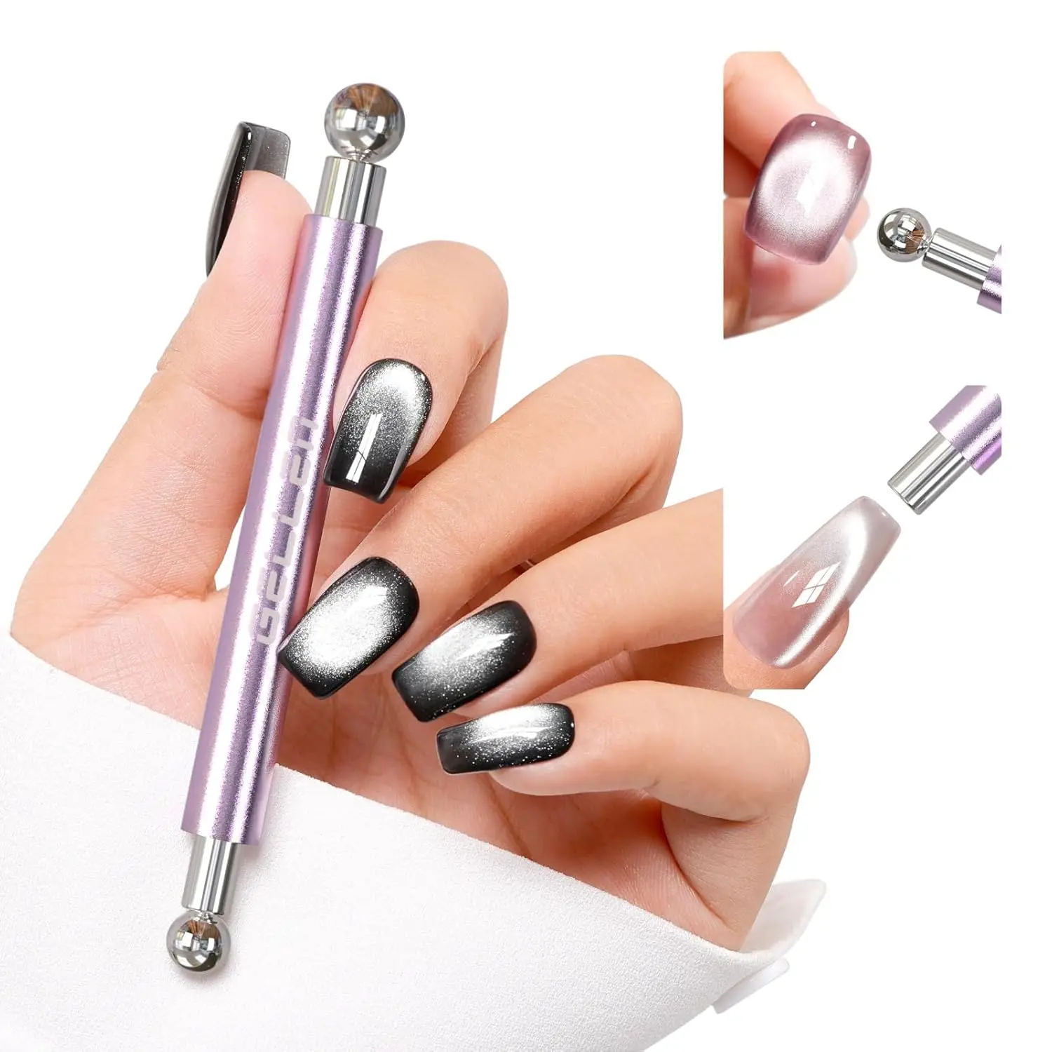 

Dual-Ended Cat Eye Magnet Stick for Nail Art – Create Stunning Effects at Home or Salon