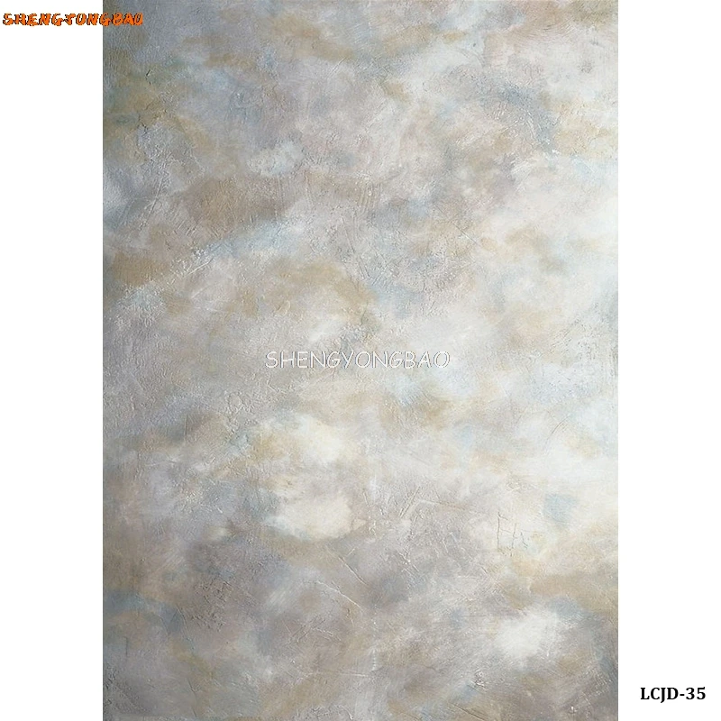 SHENGYONGBAO Vintage Gradient การถ่ายภาพฉากหลัง Props อิฐผนังพื้นไม้เด็กภาพพื้นหลัง MB-63